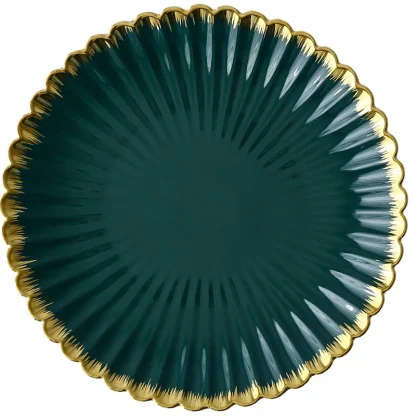 Retro Scalloped Edge Dish Set - Image 2