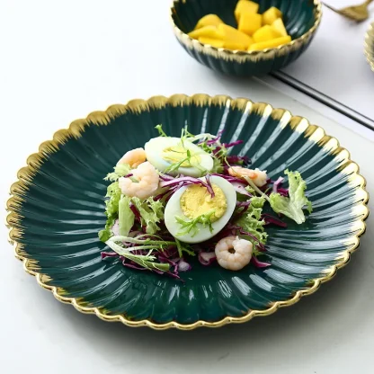 Retro Scalloped Edge Dish Set - Image 4