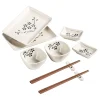 Rectangular Sushi Dish Set - Image 7