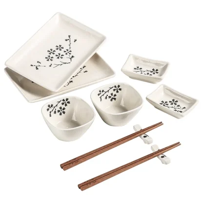 Rectangular Sushi Dish Set - Image 7