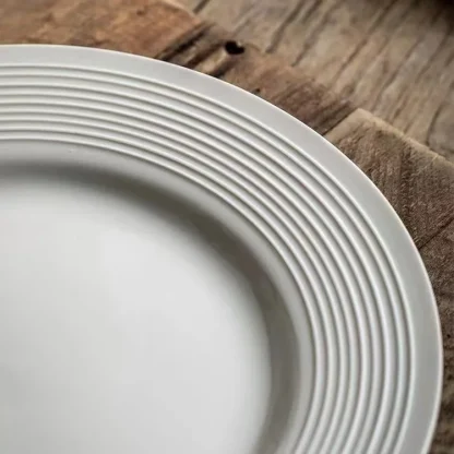 Simple Plain Round Dish Set - Image 6