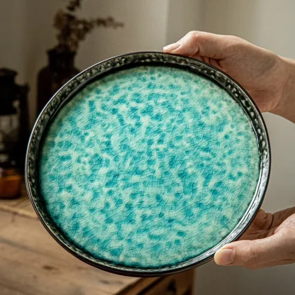 Vintage-style Round Dish Set - Image 3