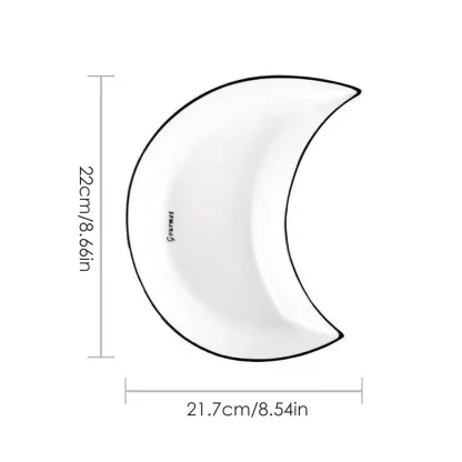 Moon Shape Creative Dish Set - Image 7