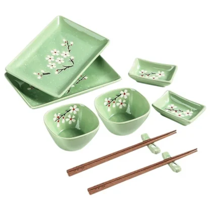 Rectangular Sushi Dish Set - Image 5