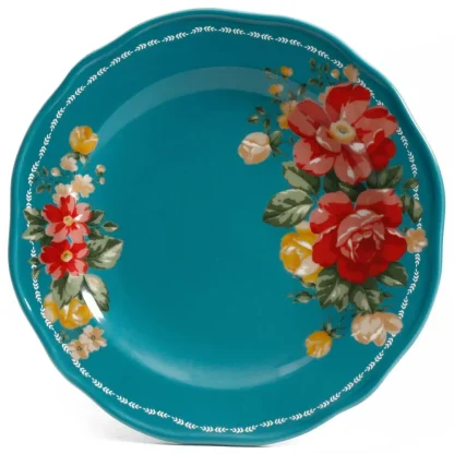 Vintage-style Floral Dish Set - Image 4